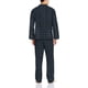 thumbnail image 2 of Conjunto de pijama de franela con botones en la parte delantera y cuadros para hombre: pantalón largo de manga larga, 2 of 3