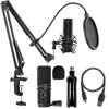 Zoom ZUM-2 Podcast Microphone with Desktop Stand, Cable & Windscreen Streaming Microphone Accessory Kit