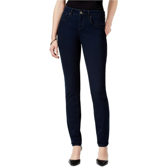 Style & Co Women's Curvy Fit Skinny Jeans Blue Size 6