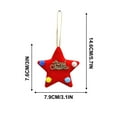 thumbnail image 3 of Christmas Moose Snowman Xmas Tree Cartoon Plush Car Charm, 3 of 6