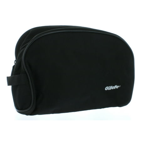 Black Gillette Men's Travel Bag Toiletry Shave Case Bag Dopp