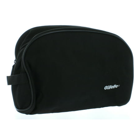 Black Gillette Men&#39;s Travel Bag Toiletry Shave Case Bag Dopp Kit - 0