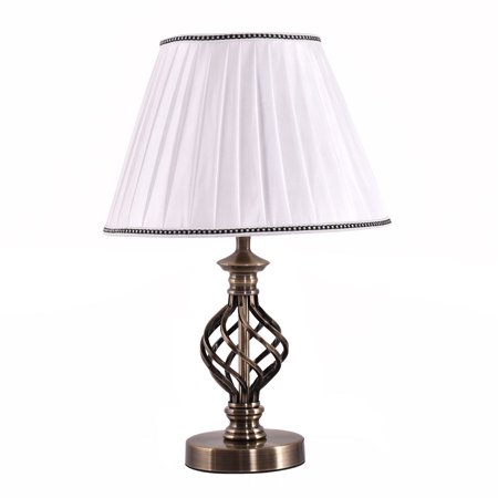 Set Of 2 Antique Brass Bedside End Table Nightstand Lamp W Led Bulb Office Walmart Canada