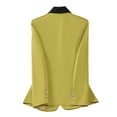 thumbnail image 5 of Dressy Suit Blazer for Women Color Contrast Fashion 2025 Formal Work Business Jackets Slim Fit Comfy Casual Outfits, 5 of 5