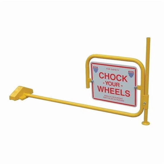 Manufacturer Varies Rail Car Wheel Chock and Flag 22XW90