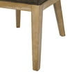 thumbnail image 6 of GDF Studio Boise Contemporary Fabric Upholstered Wood Dining Chairs, Set of 2, Brown and Weathered Natural, 6 of 8