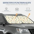 thumbnail image 4 of Haiem Sushi and Rolls Car Windshield Sun Shade (2 Pieces) Foldable Windshield Sun Shade Car Accessories for Truck SUV Pickup-Large, 4 of 7
