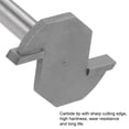 thumbnail image 5 of Uxcell Shank Cut Depth Flute Carbide T Slot Router Bit with Router Collet Adapter 1/4" x 5/32", 5 of 5