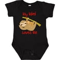 thumbnail image 3 of Inktastic My Mimi Loves Me Sloth Boys or Girls Baby Bodysuit, 3 of 5