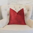thumbnail image 2 of Plutus 16" x 16" Luxury Throw Pillow in Sangria Cherry Red, 2 of 3