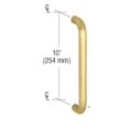 thumbnail image 3 of CRL M165103 1" Polished Brass Solid Pull Handle - 10", 3 of 5