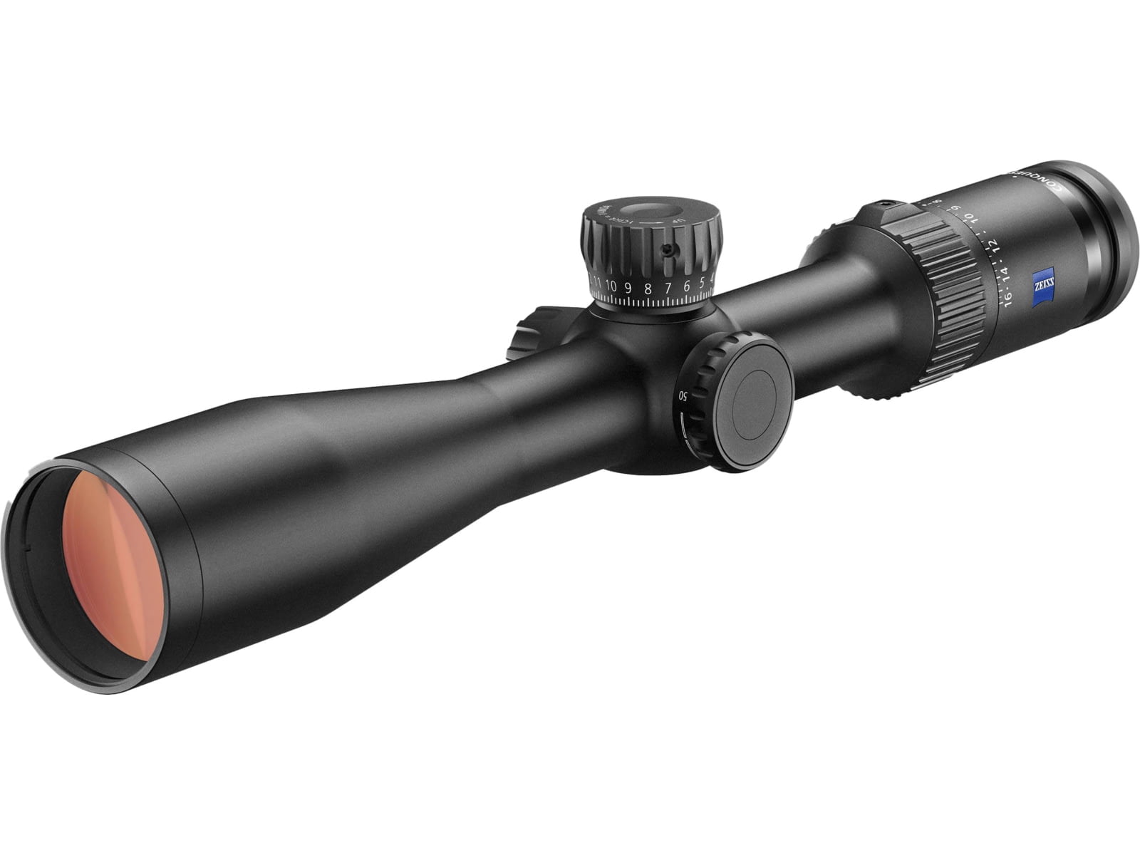 Zeiss Conquest V4 4-16x44mm Riflescope, ZBR-2 Reticle, External Elevation Turret, HD Optics, Waterproof, Side Parallax Adjustment (522931-9992-080)
