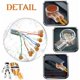 thumbnail image 5 of 100 piezas de conector impermeable Scotchlok UY, conectores de cable rellenos de resina, abrazaderas de conexión para cortadoras de césped robóticas de jardín y exterior, 5 of 5