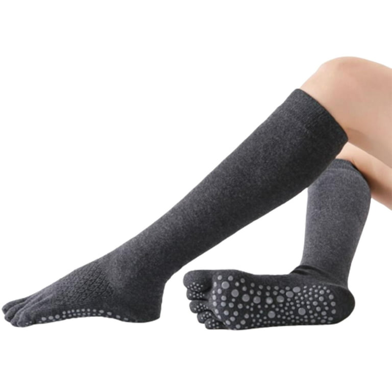 Women High Yoga Socks, Five Toes Socks Women