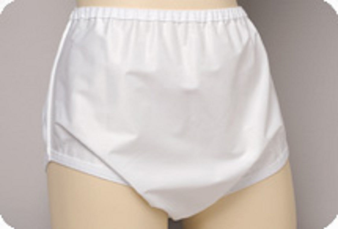 Sani-Pant Moisture Proof Snap-on Cover Ups XL, White, Unisex, 46'' to 52'' Waist, Reusable