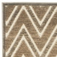thumbnail image 4 of SAFAVIEH Paradise Bernadine Zigzag Stripes Runner Rug, Mouse/Cream, 2'2" x 8', 4 of 6