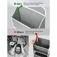 thumbnail image 6 of Hanging Door Organizer, LazySpin 1 Pack Over the Door Storage Shelves 5 Pockets, Gray, 6 of 8