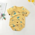 thumbnail image 5 of Otqutp Toddler Party Clothing Summer Thin Male And Female Baby Cute Cartoon Pattern Home Short Sleeved Rompers, 5 of 7