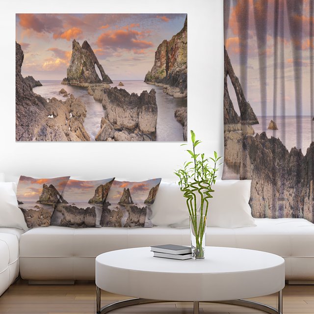 Bow Fiddle Rock Scotland - Extra Large Seashore Canvas Art