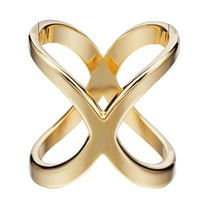 DESIGNICE Scarf Ring Clip Holder Silk Scarves Brooch Women X Shape Pins Cross Scarf Buckle