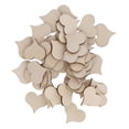 thumbnail image 3 of Adornos en forma de corazones de madera sin terminar en blanco para suministro de fabricación de tarjetas artesanales Soledad Corazones de madera Adorno, 3 of 9