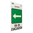 thumbnail image 3 of Letrero Evacuacion Izquierda Hy-Ko Plastico Interior, 3 of 3