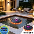 thumbnail image 3 of Solar-Powered Outdoor Water Fountain, Automatic Solar Floating Spout Weather-Resistant Compact Fountain for Courtyard Garden Pool Pond Bathroom Outdoor Landscaping, C, 3 of 6