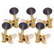 thumbnail image 1 of 3x 3R3L Accesorios de Guitarra Clásica Clavijas de Afinación de Cuerdas Sintonizadores Botón Ovalado Llave de Bloqueo 3 piezas, 1 of 8
