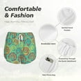 thumbnail image 6 of Lsque Colourful Tie Dye Printed Women's Running Shorts with Liner Pockets,Elastic Quick Dry Workout Athletic Gym Yoga Shorts,Womens High Waist Shorts-X-Large, 6 of 9