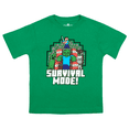thumbnail image 3 of Minecraft Boys Creeper & Characters 3 Colors Short Sleeve T-Shirt Set (Little & Big Boys), Sizes 4–16, 3 of 12