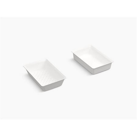 Kohler K-5544-0 Prolific Colander & Washbin, White