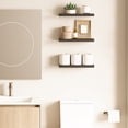 thumbnail image 4 of Ballucci 16" Floating Shelves for Wall, 3-Pack with Invisible Brackets, 6" Deep, Black, 4 of 6