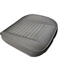 thumbnail image 3 of Brown Breathable Leather Front Seat Cover Protector Pad, 3 of 4