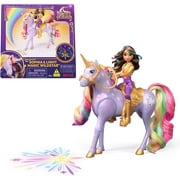 Unicorn Academy, Sophia & Light Magic Wildstar with Rainbow Light-up Effects, 2 Riding Accessories, Dolls & Unicorn Toys for Girls Ages 4 and up