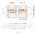 thumbnail image 5 of Koyal Wholesale Fall Autumn Season 11oz. Coffee Mug Gift, Hello Fall, Rustic Leaves, 1-Pack, 5 of 5