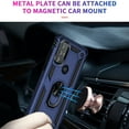 thumbnail image 5 of Compatible with Motorola Moto G Power 2022 Case Built-in 360 Ring Holder Kickstand, Extreme Protection Military Armor Magnetic Car Dual Layer Protective Heavy Duty Phone Cover,Blue, 5 of 7