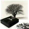 thumbnail image 3 of Ambesonne Country Jigsaw Puzzle Durable Cardboard, Branch Tree Field, 1000 pcs, Ivory Dark Grey, 3 of 6