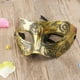 thumbnail image 4 of EeaseMX Máscara facial de mascarada de luchador romano griego para hombres adultos geniales para baile de disfraces/baile de máscaras/Halloween (dorado), 4 of 7
