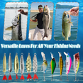 thumbnail image 7 of Fishing Advent Calendar 2025, 24 Days Christmas Countdown Calendar Fishing Lure Tackle Set, Christmas Gifts for Teens, Boys, Adults, 7 of 7
