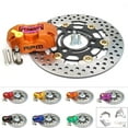 thumbnail image 2 of 220mm Brake 70mm Disc Rotor 3 Hole Caliper Set Rpm 4 Piston Brake Caliper Radil Mounting For Yamaha Aerox Nitro Bws Jog Ebike Size FAST bracket, 2 of 5