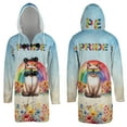thumbnail image 3 of Siamese Celebrates Rainbow Pride Month LGBT LGBTQ+ All Over Print 3D Hooded Duffle Toggle Coat Cat Lover Kitten Owner Gifts - 01003, 3 of 6