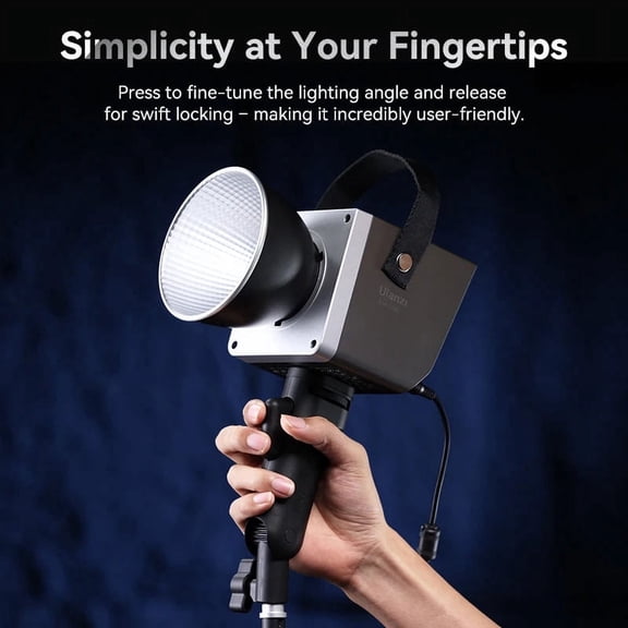 Ulanzi LA03 Light Stand Hand Grip With 1/4'' Screw for LED Video Light COB Light, Universal Mount Adapter Fast Handle Grip