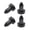 Black, variant on Yihuala 4Pcs Kayak Drain Plugs Push Kayak Repair Accessory 1/2'' Kayak Drain Plugs Rubber Scupper Plugs for Kayak