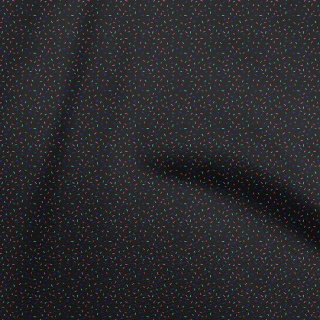 oneOone Polyester Spandex Black Fabric Fruit Watermelon Sewing Craft Projects Fabric Prints By Yard 56 Inch Wide