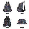 thumbnail image 4 of FORMRS Mini Backpack Purse for Women Travel Daypack Casual Shoulder Bag, Dark Blue Christmas, 4 of 7