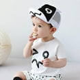 thumbnail image 2 of DPTALR Children Hat Summer Mesh Soft Flanging Sun hat Baseball Cap White, 2 of 7