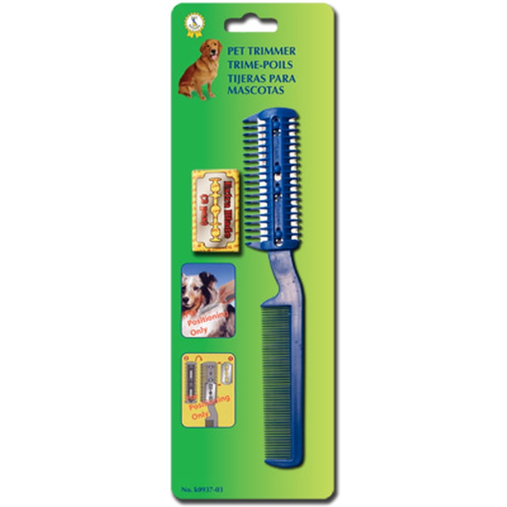 Pet Dog Cat Hair Trimmer With Comb + 2 Razor Cutting Grooming Cut Care