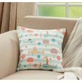 thumbnail image 2 of Fennco Styles Flying Animals Design Decorative Filled Throw Pillow 16" W x 16" L - Multicolored Cushion for Kids Room, Playroom, Bedroom, Living Room, Nursery, Office Décor, 2 of 5