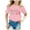 Pink, variant on Gelikeya Boys Shirts Size 12-14 Daddy's Girl Fashion Letter Prints Shirts Short Sleeve 100 Days of School Shirt Summer Tops Orange 12-14 Years
