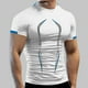 thumbnail image 1 of Mens Casual Botón Arriba Camisas Manga Corta Entrenamiento de Fitness de Verano Transpirable Secado Camiseta, 100% Poliéster Deportes de Moda Superior para Hombres, 1 of 6
